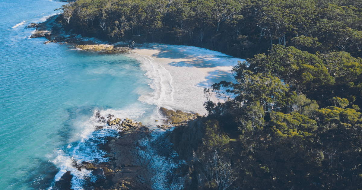 Jervis Bay in New South Wales, Australia.